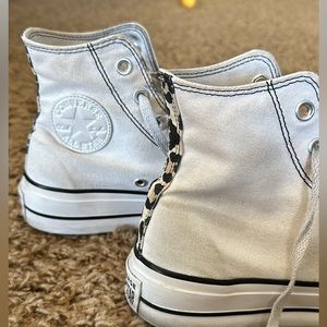 High top custom platform converse